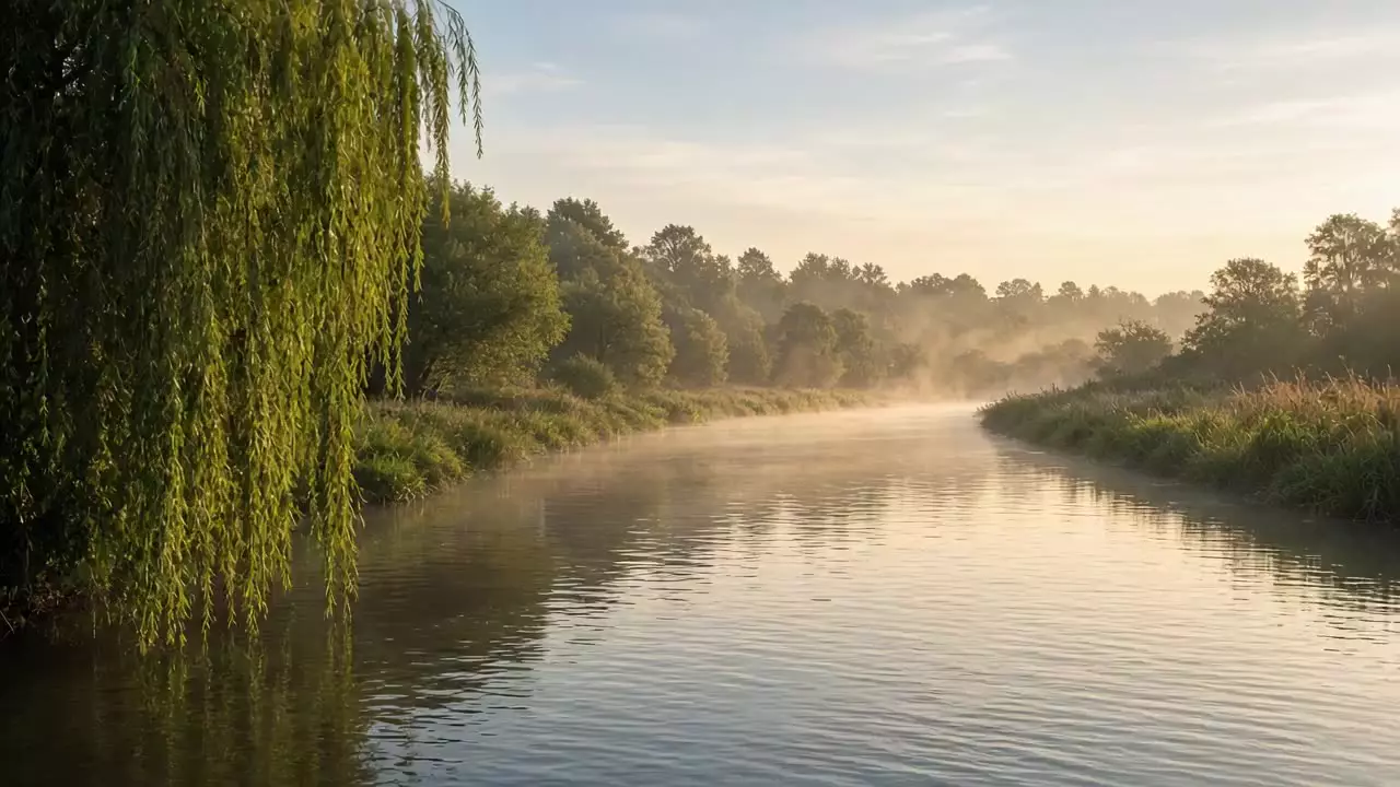 The River Wye near the cottages at Hole-in-the-Wall